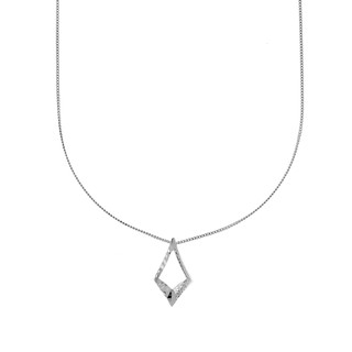 Aevari Sunlight Mirror Rhodium Necklace