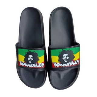 รองเท้าแตะ bob marley rasta reggae แบบสวม