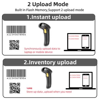 Loyverse SY-CH300เครื่องแสกนอ่านบาร์โค๊ด QRCODE 1D+2D ราคาประหยัด CCDประสิทธิภาพสูง รวดเร็ว แม่นยำ