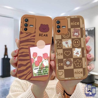 ตานางฟ้า เคสช็อกโกแลต VIVO Y21 2021 Y12S Y12 Y20 Y91C Y30 Y21S Y20S Y12i เคสโทรศัพท์มือถือแบบนิ่ม ลายการ์ตูนหมี หัวใจ เคสโทรศัพท์ เคสวีโว่ Y15S Y91 Y30i Y93 Y95 Y15 Y17 Y53 Y50 Y53S Y51 2020 Y51A Y15A Y10 Y76S Y76 Y33S Y1S Y11 Y31 Y20i Y91i Y90 Y51S Y12A