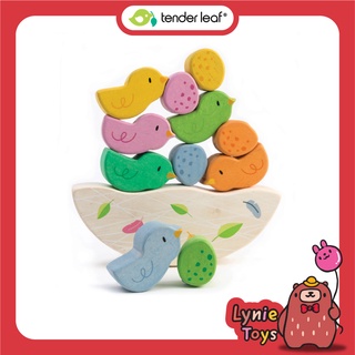 Tender Leaf Toys ของเล่นไม้ ของเล่นเสริมพัฒนาการ นกน้อยโยกเยก Rocking Baby Birds