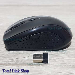 ✨ คุ้มค่าเกินราคา ✨ เมาส์ไร้สายจับถนัดมือ 2.4 GHz Wireless Mouse (ใส่ถ่าน AAA x1) เมาส์ไร้สาย[3]