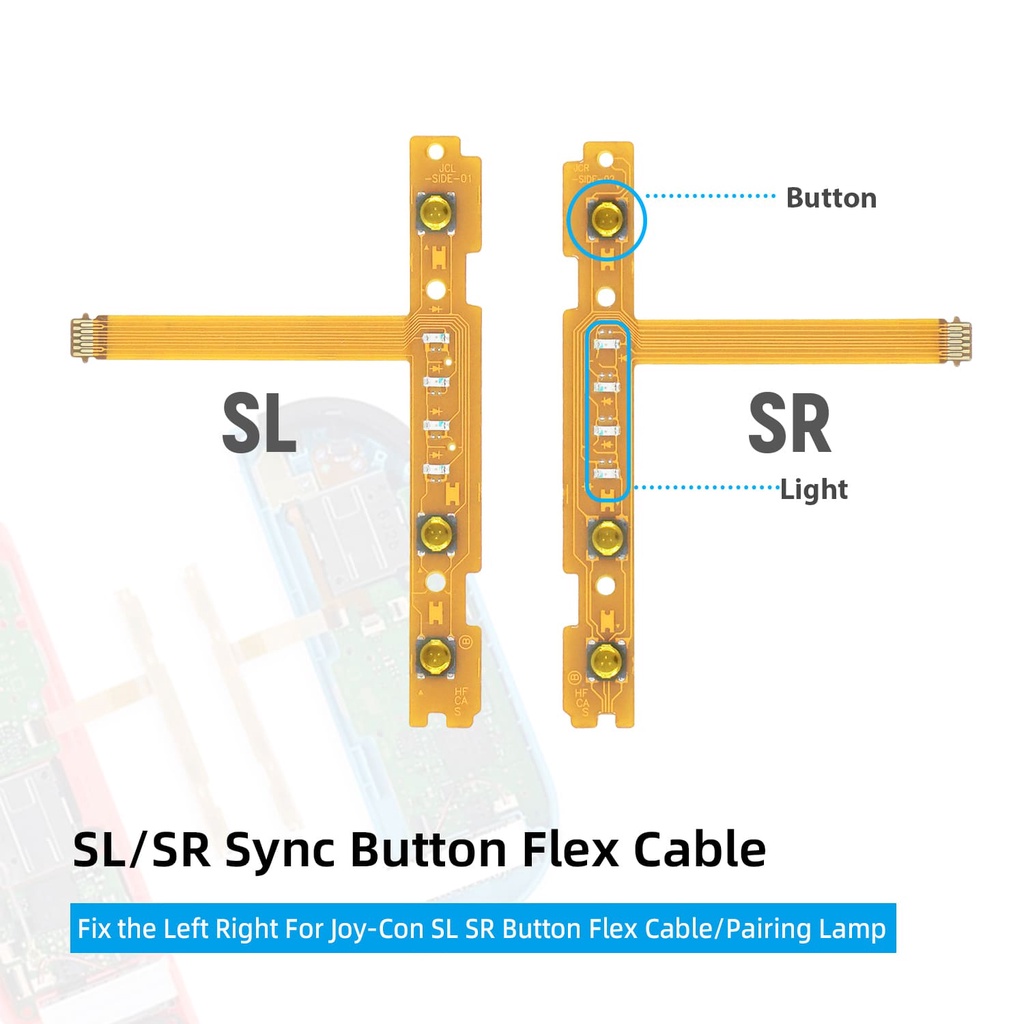 Sl/sr สายแพปุ่มซิงค์ + ไขควง (+)(Y) สําหรับ Nintendo Switch Switch OLED Joy-Con
