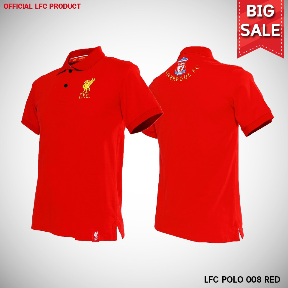 เสื้อโปโลลิเวอร์พูล รุ่น Lfc Polo 008 Red Shopee Thailand 1614