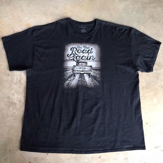 vtg.T-Shirt เสื้อวง WILLIE NELSON ON THE ROAD AGAIN NASHVILLE MADE IN HONDURAS Sz.XXL 100% COTTON