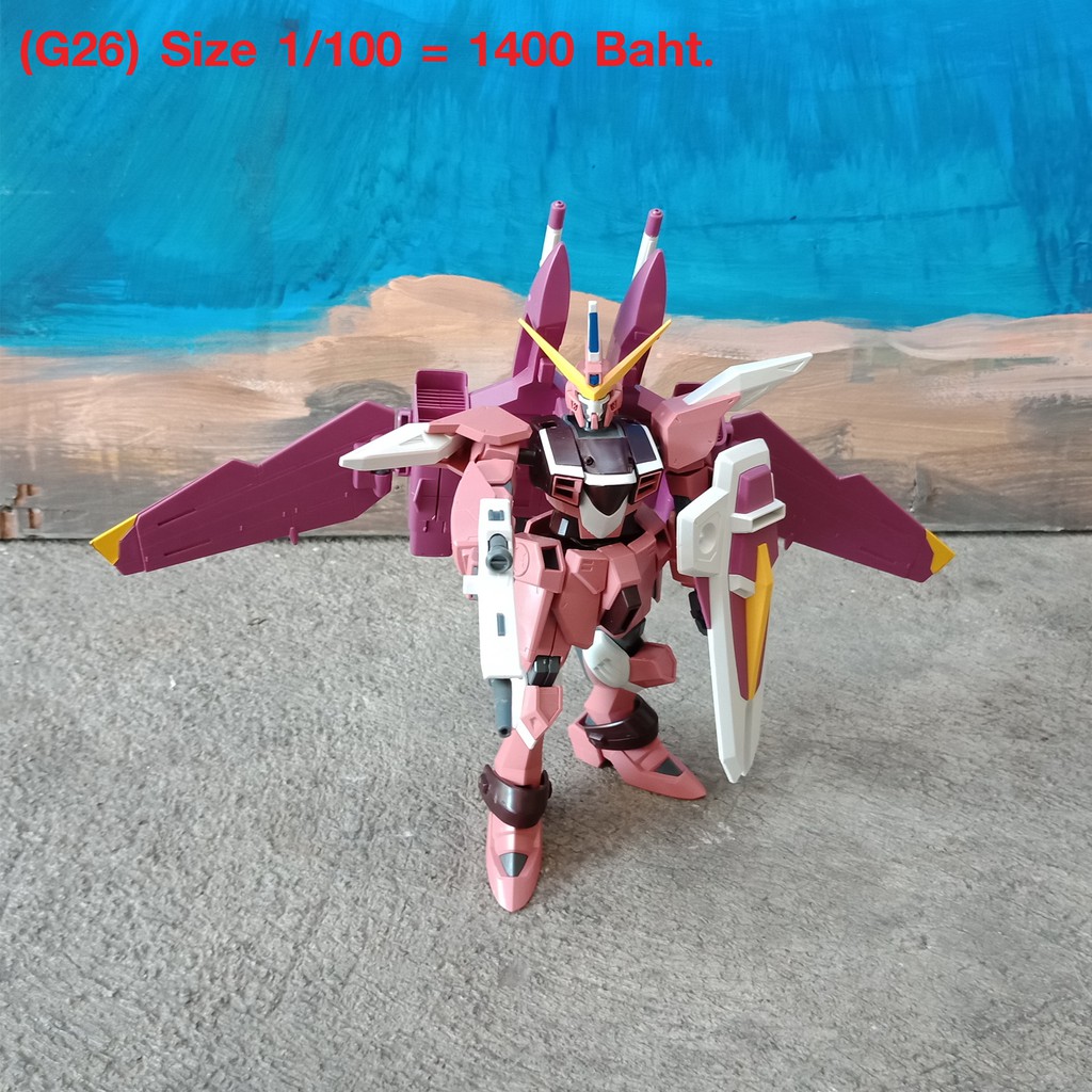 (G26) 1-100 JUSTICE GUNDAM (ZGMF-X09A) [ประกอบแล้ว]