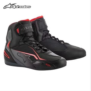 Alpinestars รองเท้าบูท หนังวัวแท้ กันน้ํา สําหรับแข่งรถจักรยานยนต์วิบาก