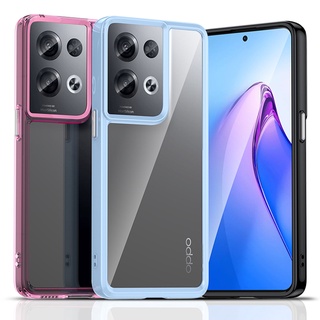 เคสโทรศัพท์ซิลิโคน TPU ใส กันกระแทก หรูหรา สําหรับ OPPO Reno 8 Reno 8 Lite Reno 7 Lite Reno 7z 5G