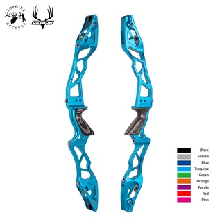 TOPOINT AERODYN Recurve Bow Riser CNC 7075 อลูมิเนียมอัลลอยด์สีเดียวกัน RH an LH ไม้ Handle สำหรับยิงธนูกลางแจ้ง