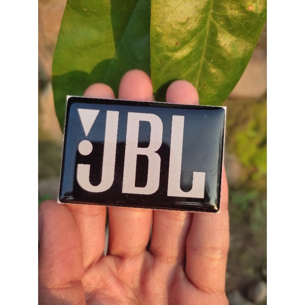 Hitam Jbl LOGO นูน 3d (สีดํา)