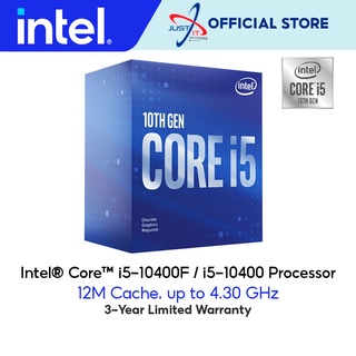 หน่วยประมวลผล INTEL I5-10400F / I5-10400 2.9GHZ 12MB CACHE LGA1200