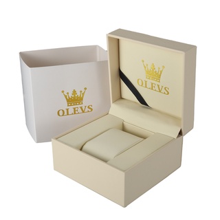 Olevs กล่องของขวัญ นาฬิกาหรูหรา มีเกียรติ และสง่างาม