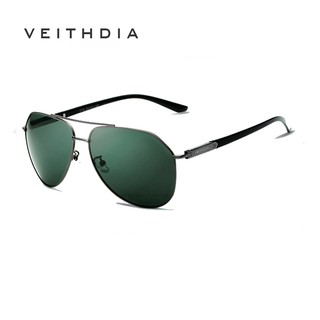 VEITHDIA Fashion Unisex แว่นตากันแดดกระจกหน้าต่างสีแว่นตาสำหรับผู้ชาย / ผู้หญิง 2732