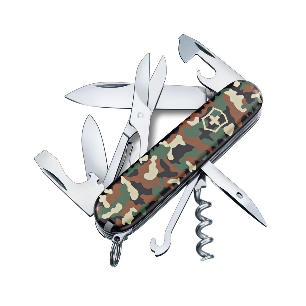 Victorinox Climber - Medium Pocket Knife for Climbing (1.3703.94,1.3703.T7) Swiss Army Knives | มีดพ