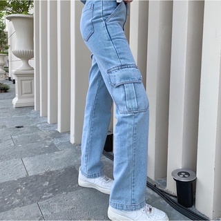 blue pocket jeans basicselected