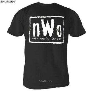 เสื้อยืดสีขาวผู้ชาย - เสื้อยืดผู้ชาย NWO ใหม่โลกสั่งซื้อมวยปล้ําผู้ใหญ่เสื้อยืดลําลองความภาคภูมิใจS-5XL