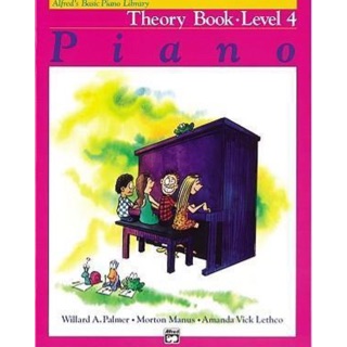 หนังสือเปียโน Alfred piano library: Theory book Level4 🎹