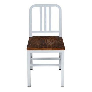 CHAIR FURDINI M-74536-5 WOOD/STEEL WHITE เก้าอี้ FURDINI GARET M-74536-5 สีขาว เก้าอี้อเนกประสงค์ เฟอร์นิเจอร์เอนกประสงค