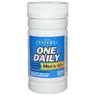 21st Century, One Daily, Mens 50+, Multivitamin Multimineral, 100 Tablets