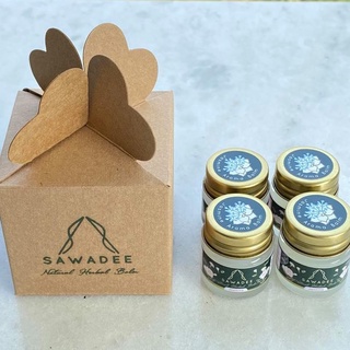 iconcraft Jasmine Aroma Balm Gift Set - Eco Package รุ่น Mini Heart SAWADEE