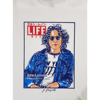 เสื้อยืด "John lennon X LIFE"