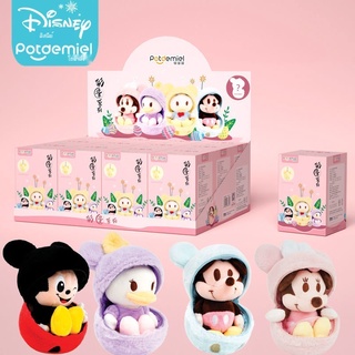 โมเดลตัวการ์ตูน Disney Easter Egg ตุ๊กตา Plush Haidilao เดียวกัน Mickey Minnie Blind กล่องของเล่นสาวสุทธิ Red กล่องชุด