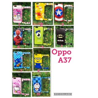 เคส เคส+พิล้มoppo A37 ลายตามภาพค่ะ