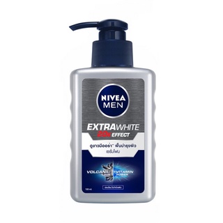 NIVEA MEN นีเวีย เมนเอ็กซ์ตร้า ไวท์ เซรั่ม โฟม 100 มล 20X* ให้ผิวดูขาวออร่า** สุขภาพดี