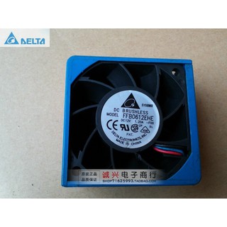 Original for delta FFB0612EHE 6CM 12V 1.2A dual ball bearing server cooling fan