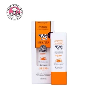 BEAUTY BUFFET SCENTIO MILK PLUS ENCAPSULATE SUNSCREEN UV PROTECTION SPF50+PA++ ยูวี โพรเทคชั่นเอสพีเอฟ50+พีเอ+++(30ml)
