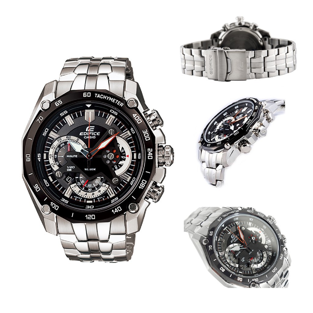 นาฬิกาข้อมือผู้ชาย Ediifice รุ่น EF-550D-1A มาใหม่ มีประกัน1ปี พร้อมส่ง