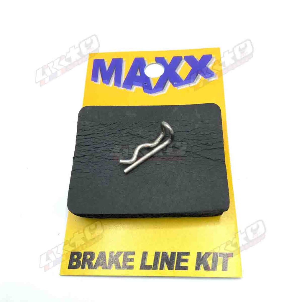 Maxx กิ๊บตัว R ล็อคสลักปั้ม Brembo 2p ด้วง , 4p racing (สแตนเลส)