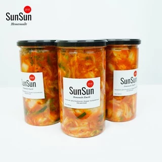 กิมจิโฮมเมด อร่อย!! 800 กรัม SunSun Homemade Kimchi กิมจิผักกาดขาว