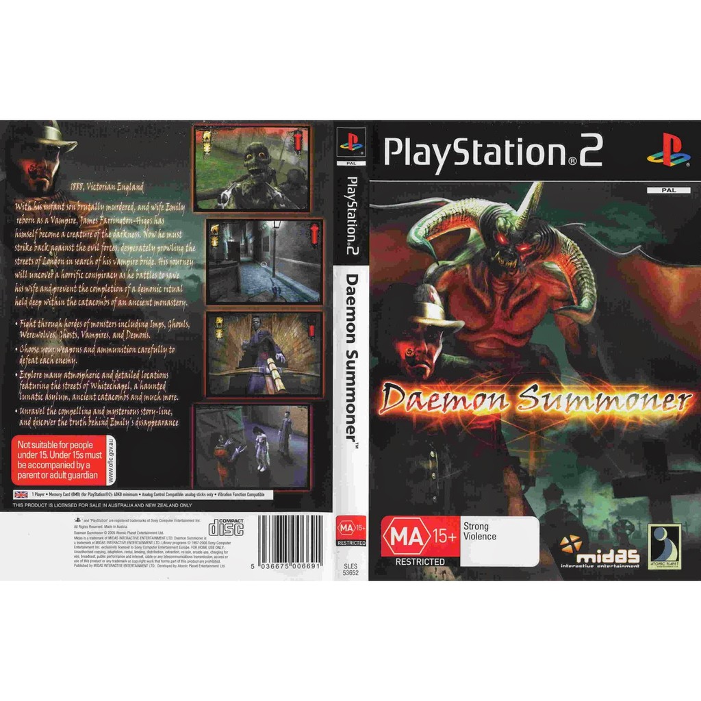 เกมส์ Daemon Summoner (PS2) สำหรับเครื่องที่แปลงระบบแล้วเท่านั้น