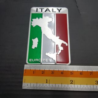 Plate Italy อลูมิเนียม 8x5cm