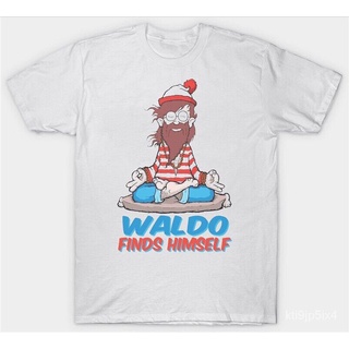 ชุดเซ็ต 2 ชิ้น - $ # $Whereของ Waldo เสื้อยืดด้านบนหนังสือ Wally หนังสือตลกการทําสมาธิผู้ชายเสื้อผ้