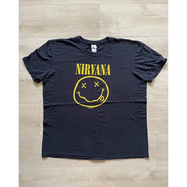 เสื้อวง Nirvana เสื้อยืดมือสอง