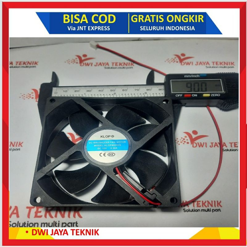 พัดลม DC 9cm 12v / dc พัดลม 9 cm 9 cm 12 v / พัดลมคอมพิวเตอร์ / พัดลมไฟฟ้า