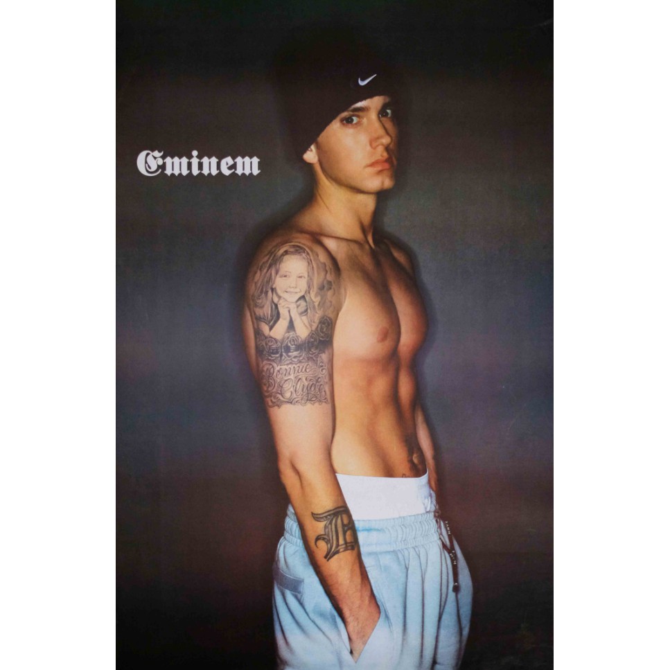 โปสเตอร์ Eminem เอ็มมิเน็ม แร็ปเปอร์ วง ดนตรี รูป ภาพ ติดผนัง สวยๆ poster 34.5 x 23.5 นิ้ว (88 x 60 
