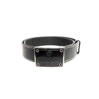 เข็มขัด Gucci Belt with Logo sz 85 34 มือ 2 ของแท้