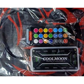 ETA ❤COOLMOON RGB รีโมทคอนโทรล DC12V 5A LED สีอัจฉริยะ CONTROLLER