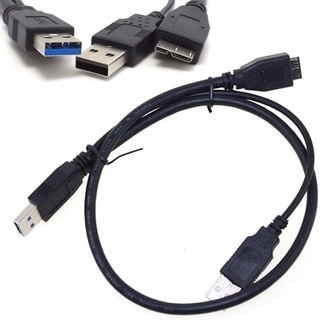 Umbrella สาย USB 3.0 Y Power Micro Cable for External HDD 50cm (Black)