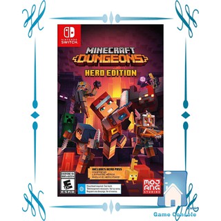 Nintendo Switch - Minecraft Dungeons Hero Edition ​(แผ่นเกม Nintendo Switch มือ 1)