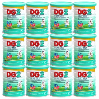 (ยกลัง )12กระป๋อง DG-2 ดีจี2 อาหารทารกจากนมแพะ สำหรับช่วงวัยที่ 2 (800g)(อายุ 19/12/2024)