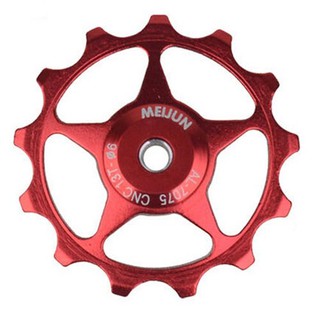 MEIJUN ลูกกลิ้งตีนผี 13ฟัน อลูมิเนียม CNC Alloy MTB Road Bicycles Bikes Guide Rear Derailleur(1ชิ้น)