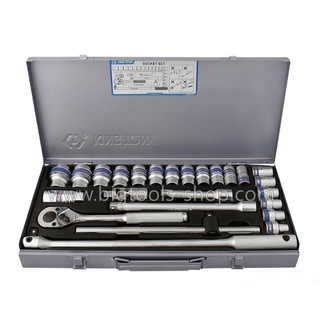 คิง โทนี่ : ชุดลูกบล็อค รู 1/2″ 6 เหลี่ยม 25 ตัวชุด King Tony : 25 Pcs.. 1/2"DR. 6PT Socket Wrench Set (4326MR)