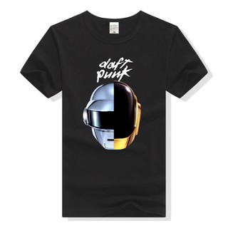 2022 เสื้อยืดพิมพ์ลาย DAFT PUNK แฟชั่นสำหรับผู้ชายและผู้หญิง