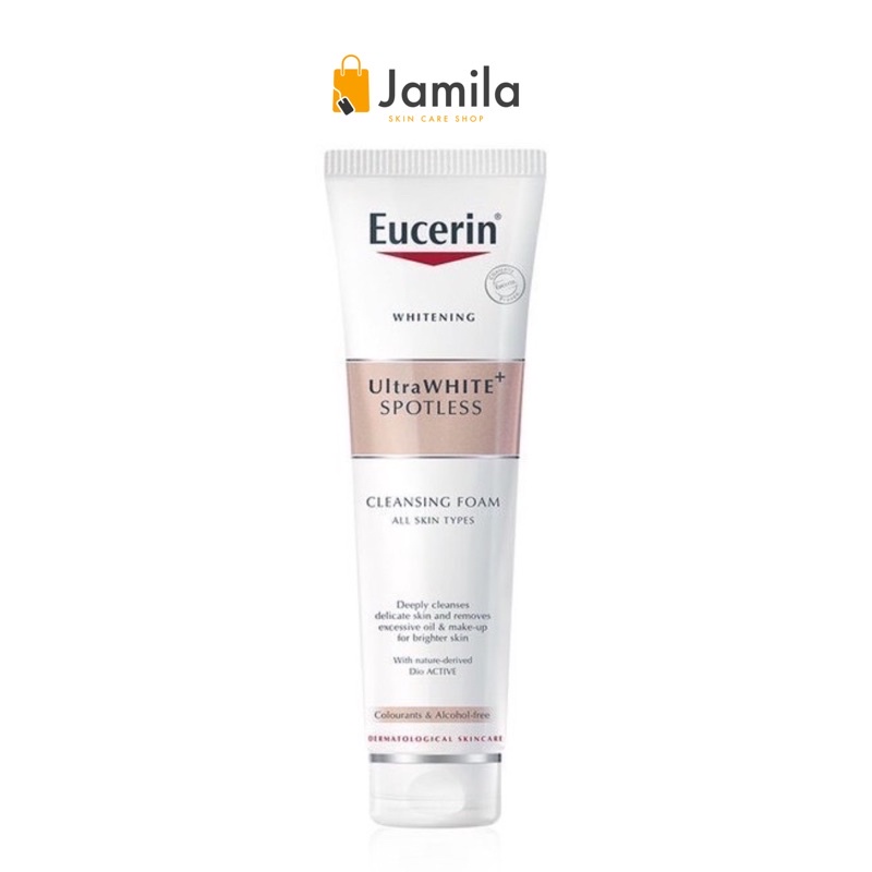 [Exp.2027]โฟมล้างหน้า  EUCERIN Spotless Brightening Gentle Cleansing foam 50-150g.