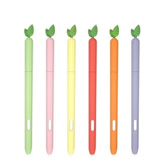 Samsung Galaxy Tab S6/S6 Lite/S7/S7+/S7Fe แท็บเล็ต PC ปากกา Stylus น่ารักผลไม้และผักซิลิโคนปากกา Stylus