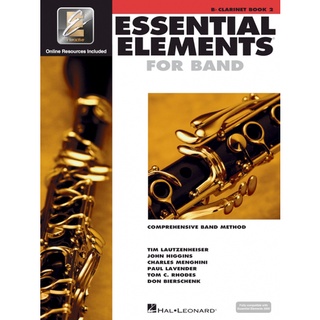 หนังสือเรียนดนตรี ESSENTIAL ELEMENTS FOR BAND – BOOK 2 WITH EEI Bb Clarinet